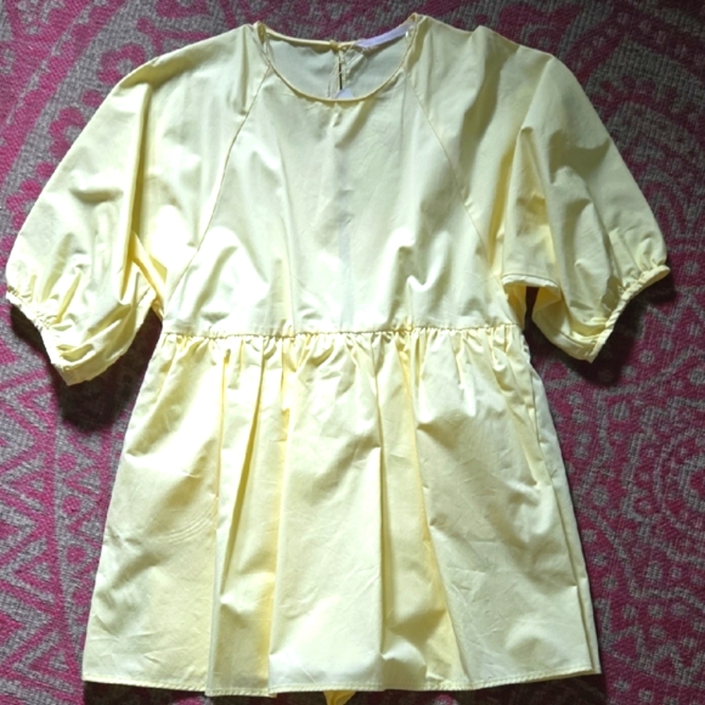 Zara Yellow Mini Dress